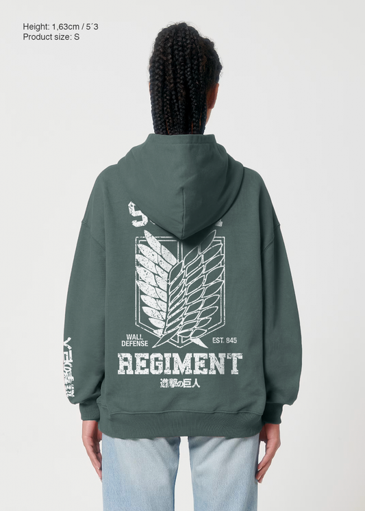 SCOUT REGIMENT GREEN OVERSIZE HOODIE
