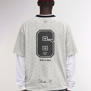 COTTON CANDY LOVER BEIGE FOOTBALL JERSEY