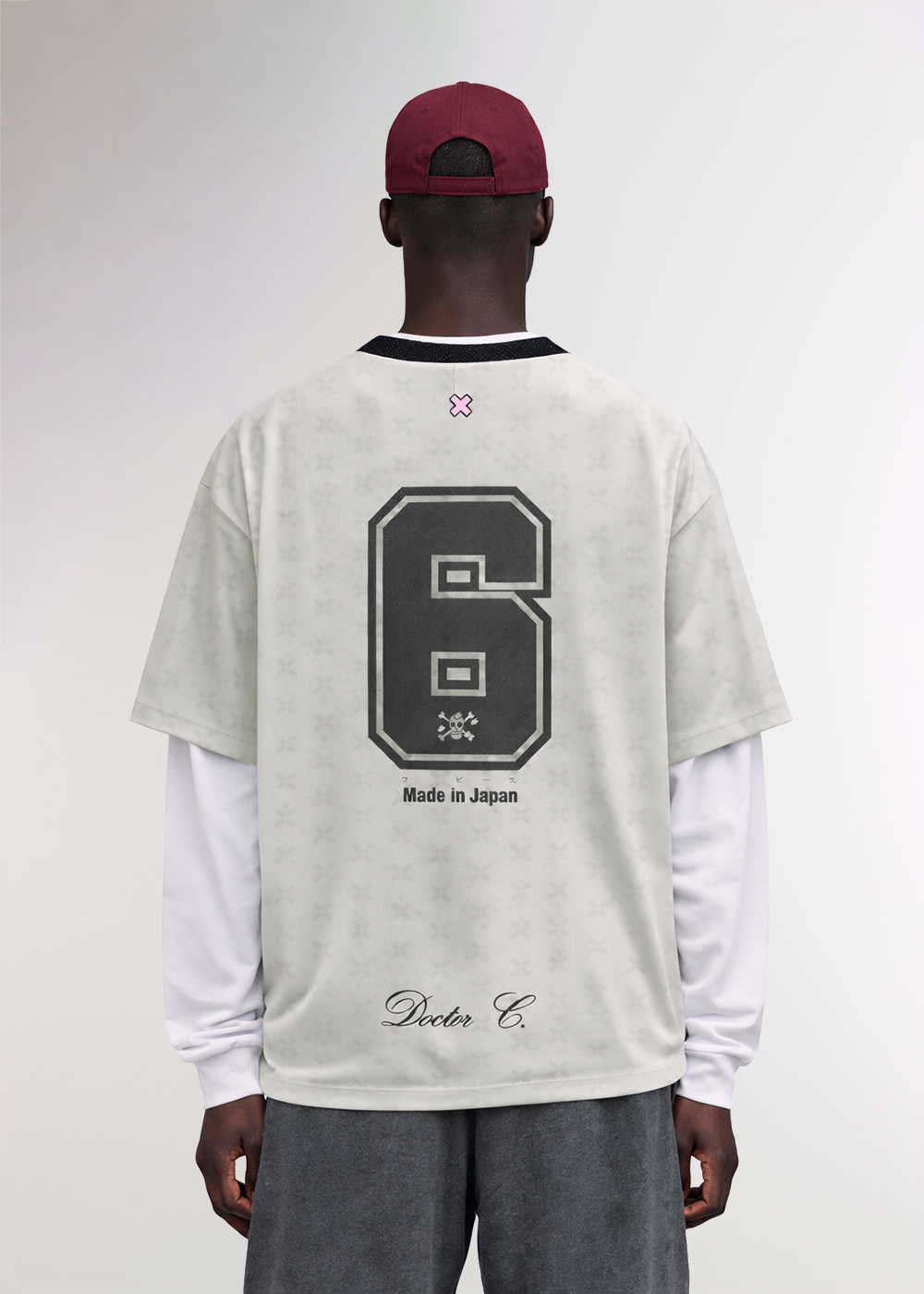 COTTON CANDY LOVER BEIGE FOOTBALL JERSEY