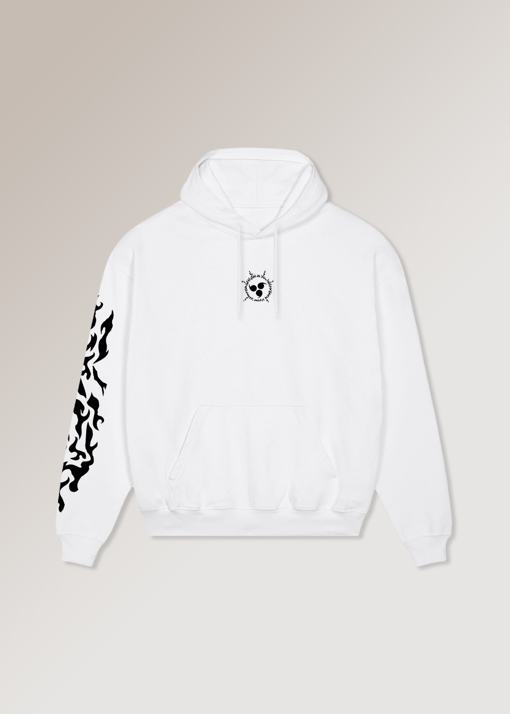 EVIL SEALING® OVERSIZE WHITE HOODIE