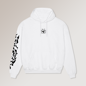 EVIL SEALING® OVERSIZE WHITE HOODIE