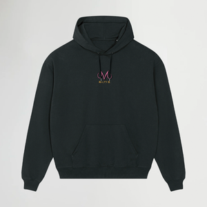 MAJIN® OVERSIZE BLACK HOODIE