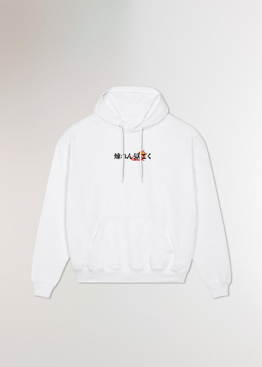 PURGATORY® OVERSIZE WHITE HOODIE