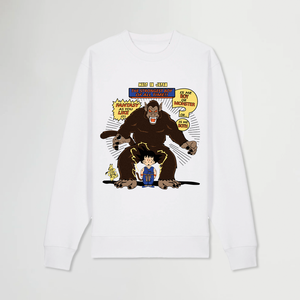 STRONGEST OF ALL TIME® OVERSIZE WHITE SWEAT