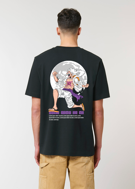 GOMU GOMU NO MI BLACK TEE