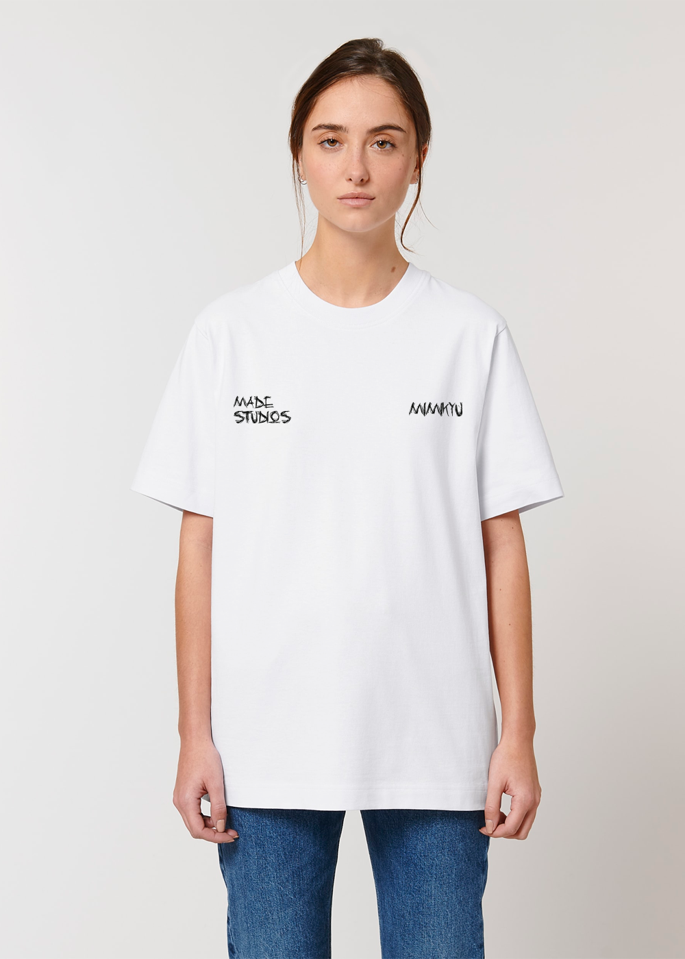 MMKYU® WHTIE TEE