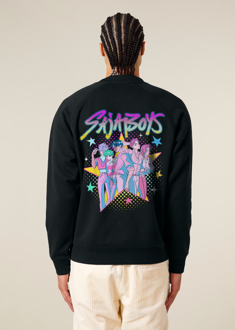 KPDH SAJA BOYS BLACK SWEATSHIRT