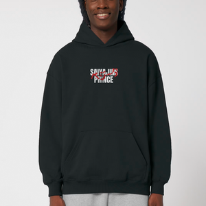 SAIYAJINS PRINCE® OVERSIZED BLACK HOODIE