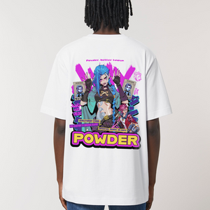 WANTED POWDER® WHITE TEE