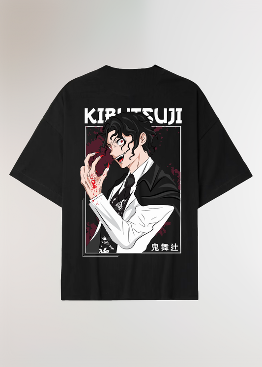 KIBUTSUJI BOXY BLACK TEE