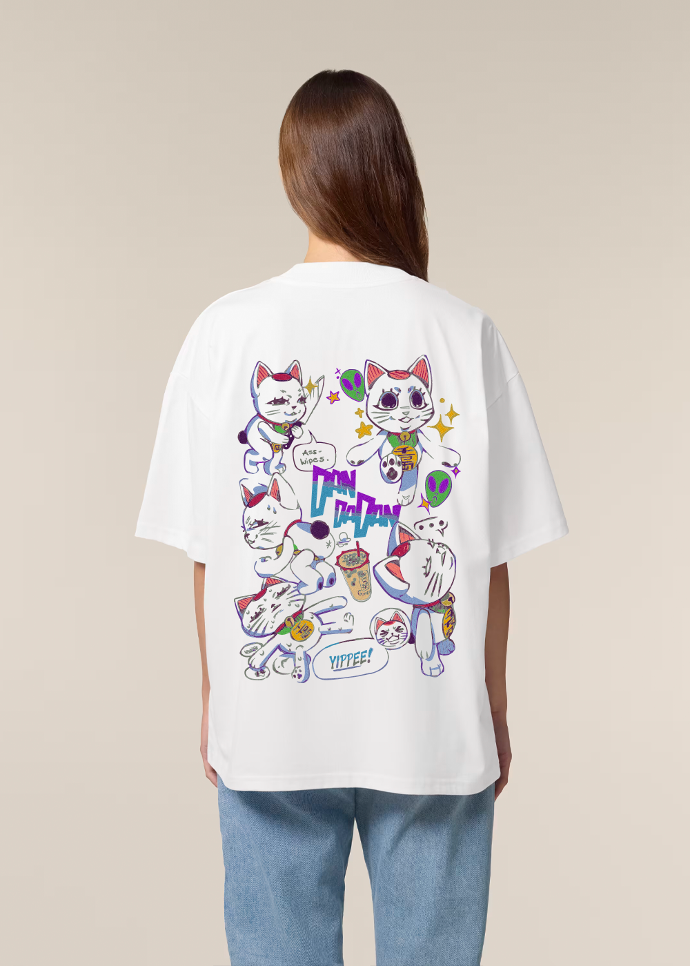 YIPPEE!® WHITE TEE
