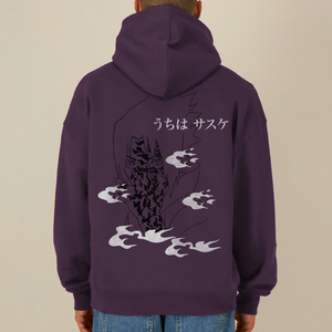 THE LAST UCHIHA PURPLE OVERSIZE HOODIE