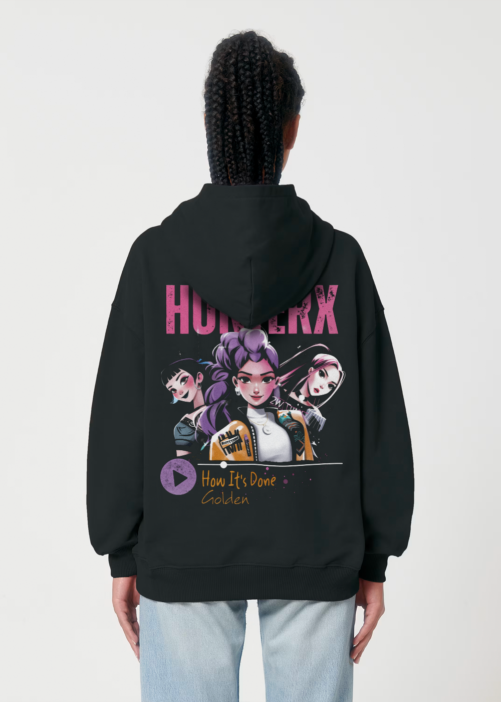 KPDH GOLDEN BLACK HOODIE