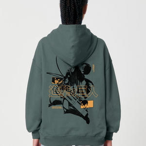 CAPTAIN GREEN OVERSIZE HOODIE