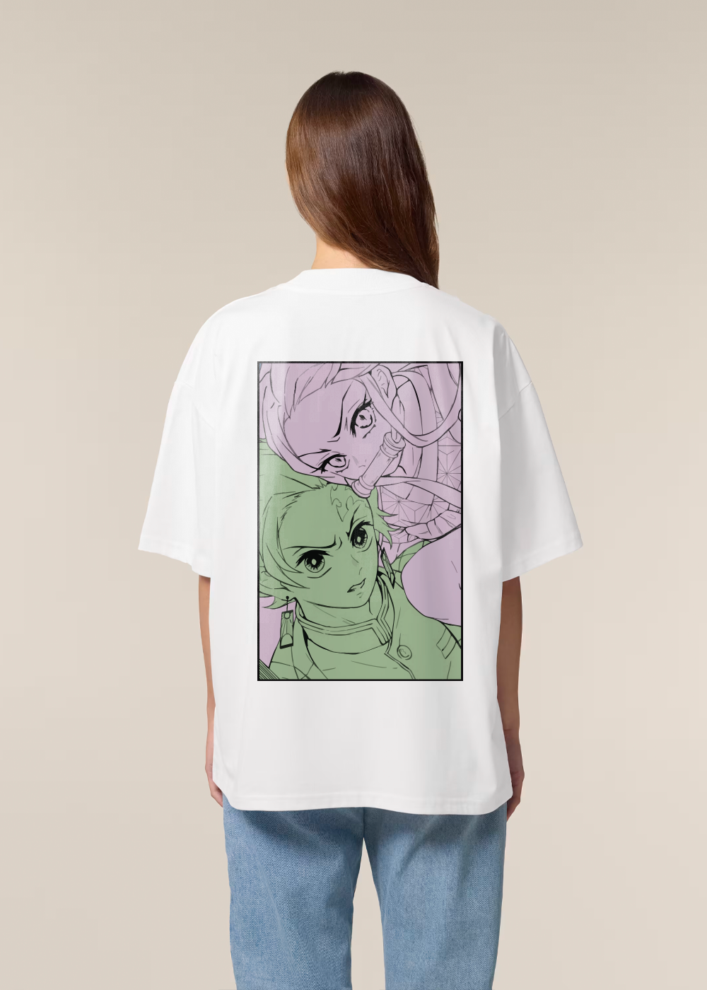 BROTHERHOOD BOXY WHITE TEE