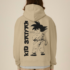 KID SAYIAN® OVERSIZED BEIGE HOODIE