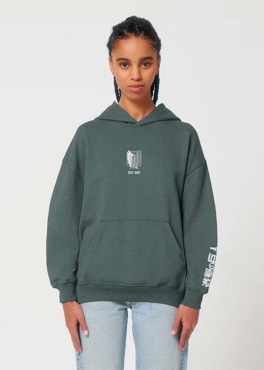 SCOUT REGIMENT GREEN OVERSIZE HOODIE