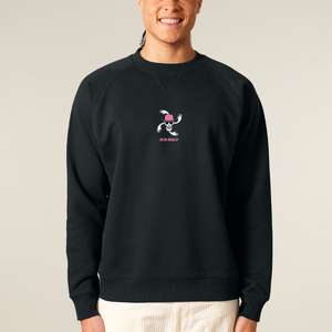 GIGANTE FLEUR BLACK OVERSIZE SWEATSHIRT