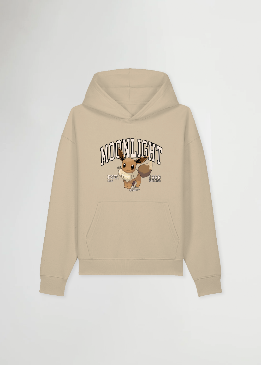 MOONLIGHT® OVERSIZED BEIGE HOODIE