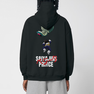 SAIYAJINS PRINCE® OVERSIZED BLACK HOODIE