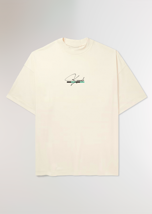 MARKED SLAYER BOXY BEIGE TEE