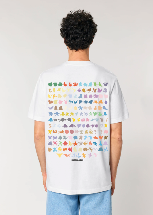 THE 151 CREATURES WHITE TEE