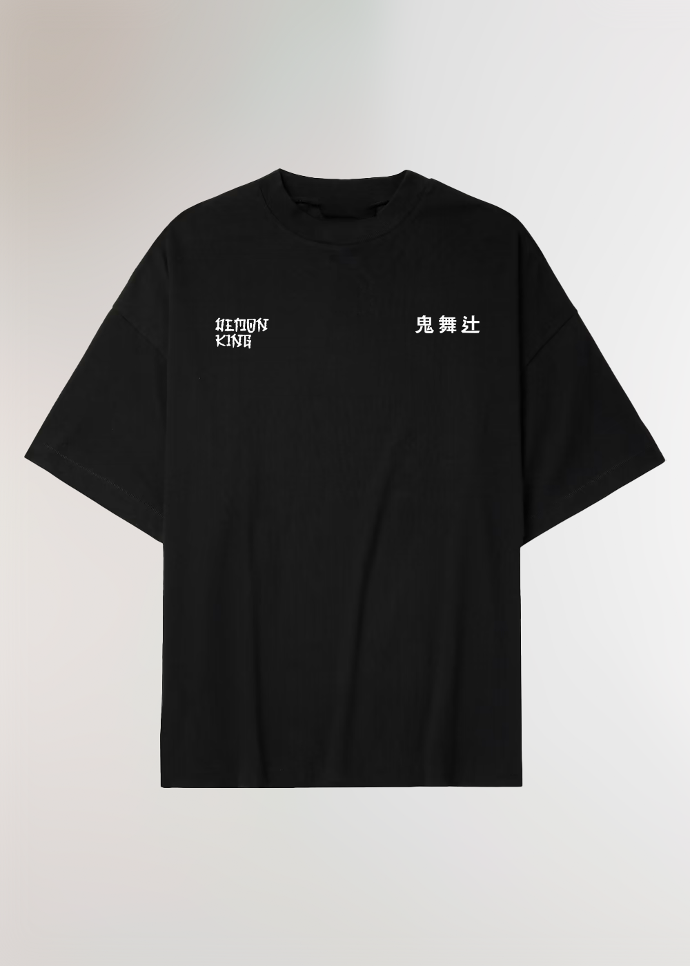 KIBUTSUJI BOXY BLACK TEE