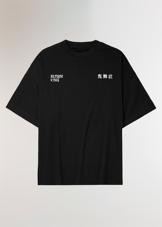 KIBUTSUJI BOXY BLACK TEE