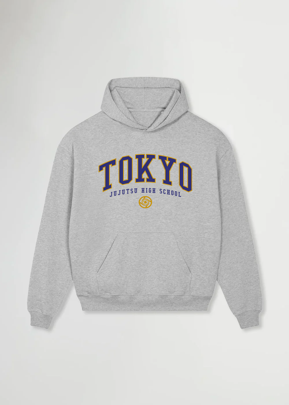 TOKYO HEATHER GREY OVERSIZE HOODIE