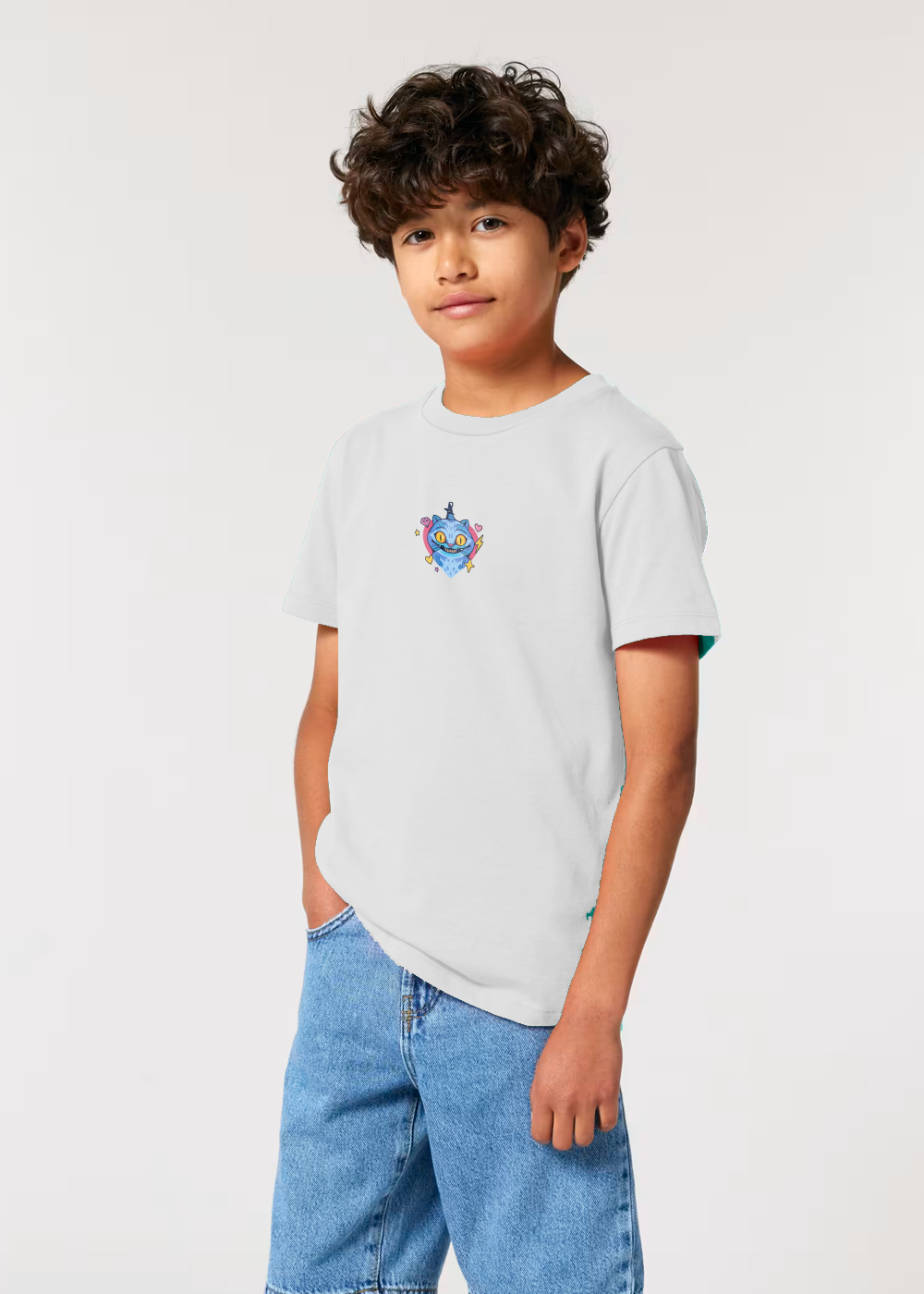 KPDH HOJAK-DO TIGER KIDS WHITE TEE