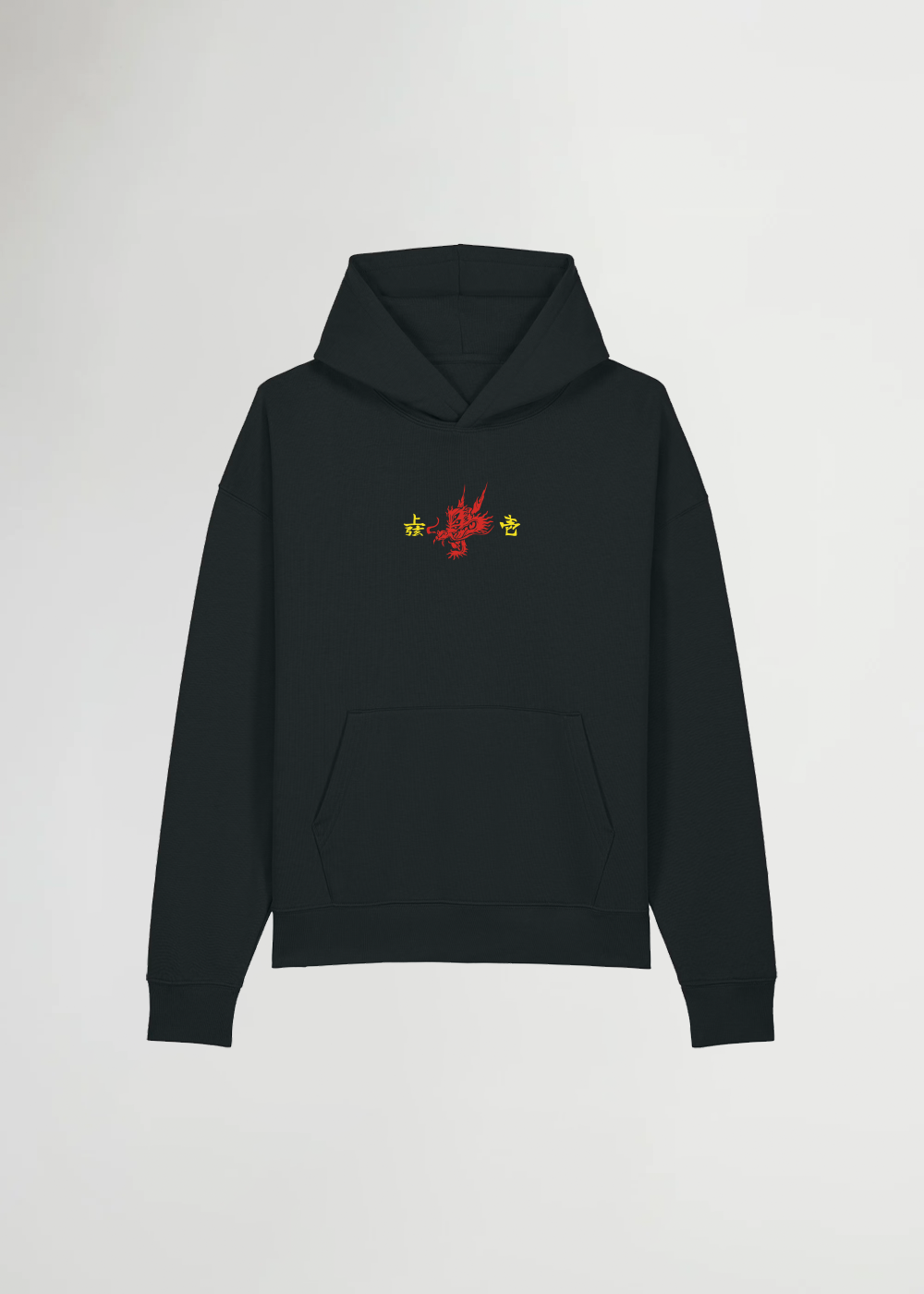 JOGEN NO ICHI BOXY BLACK HOODIE