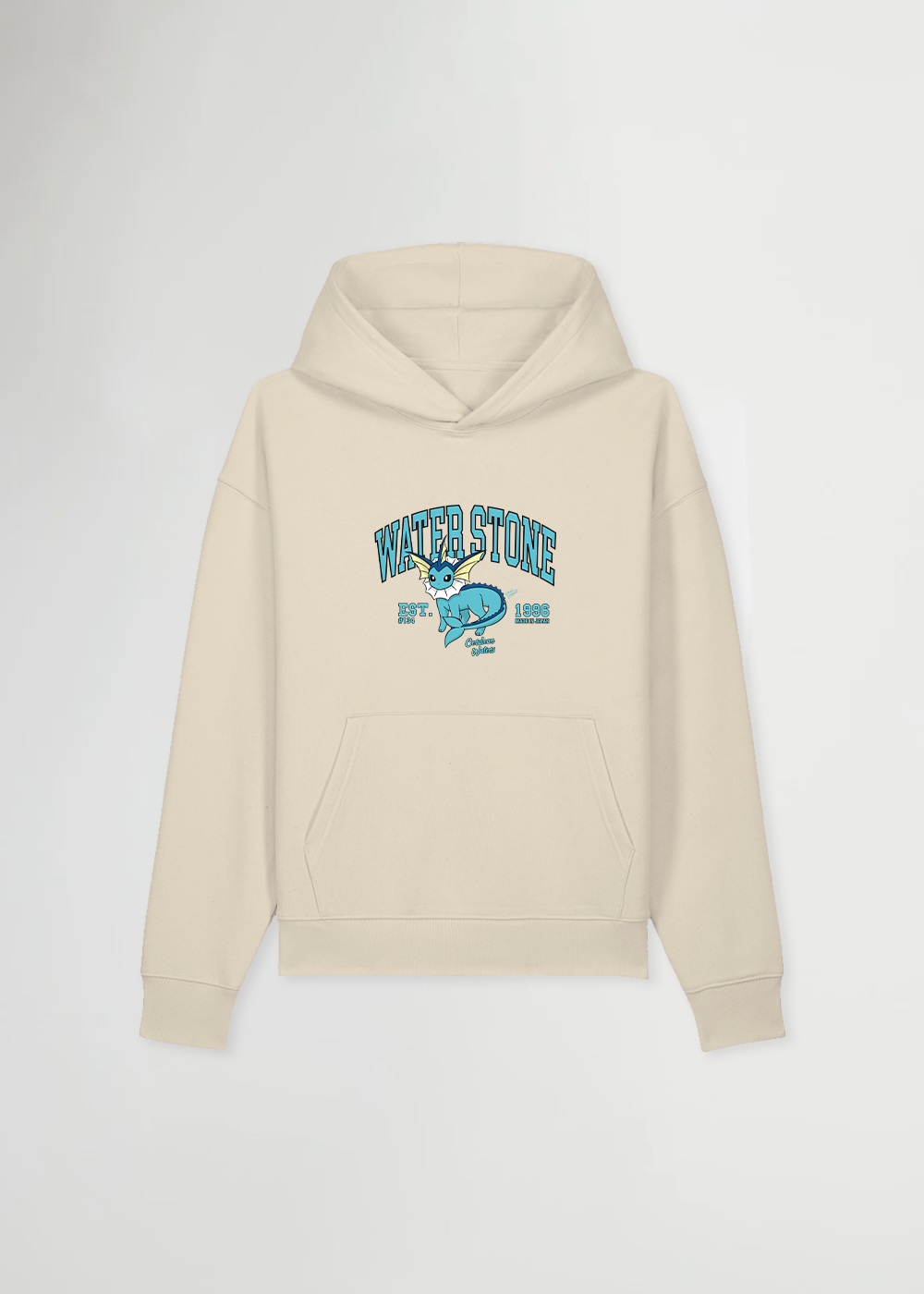 WATER STONE® OVERSIZED BEIGE HOODIE