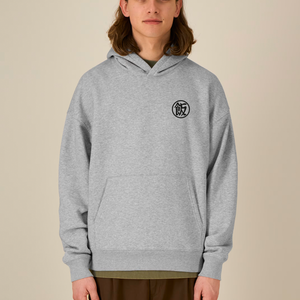 GOHAN® OVERSIZED GREY HOODIE
