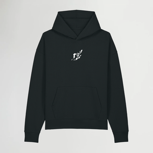 WATER HASHIRA BOXY  BLACK HOODIE