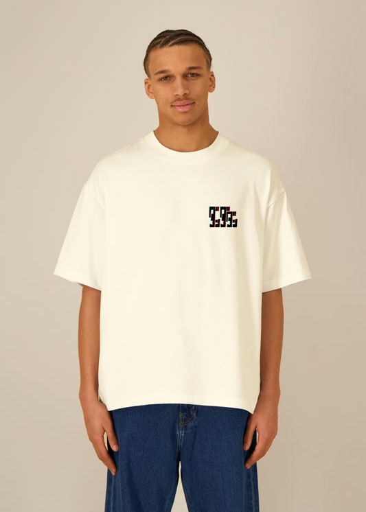 HIGH-SPEED BOY BOXY BEIGE TEE
