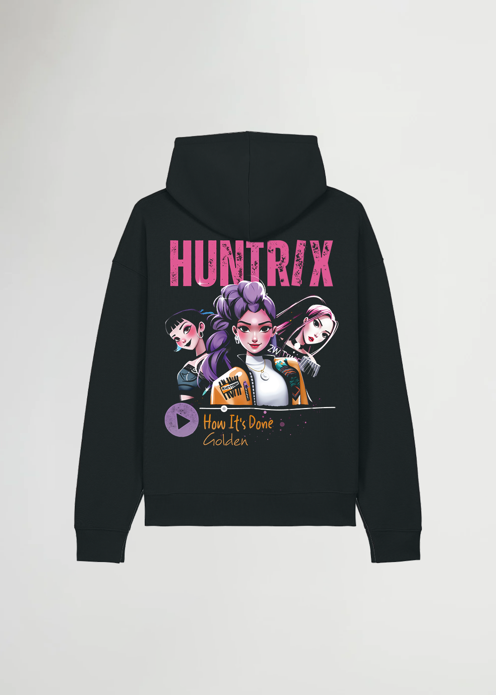 KPDH GOLDEN BLACK HOODIE
