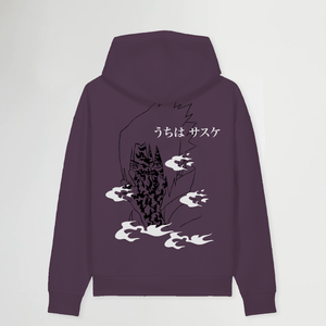 THE LAST UCHIHA PURPLE OVERSIZE HOODIE