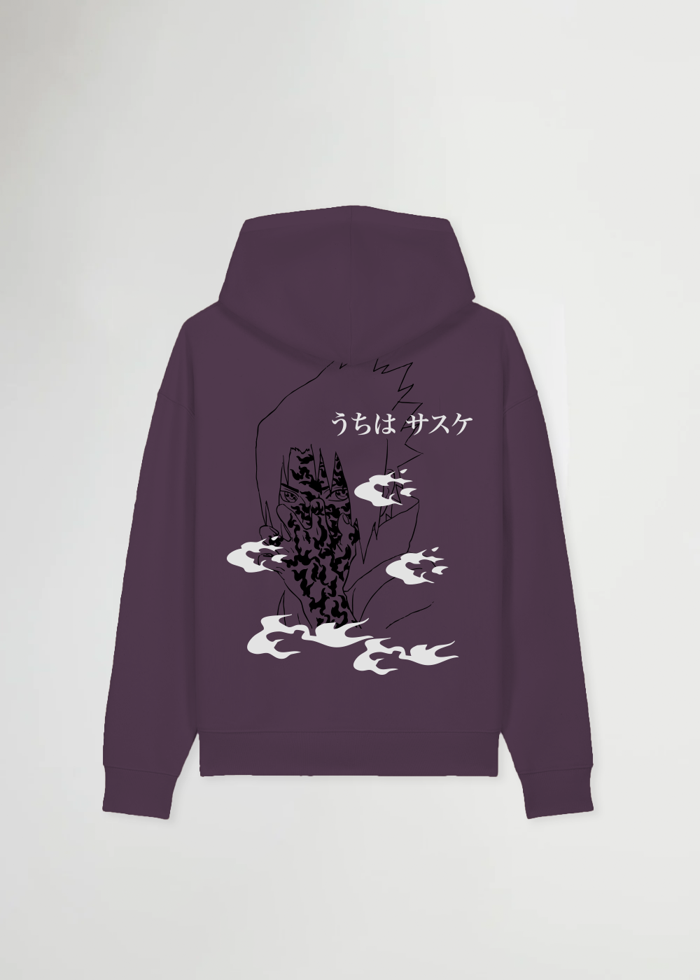 THE LAST UCHIHA PURPLE OVERSIZE HOODIE