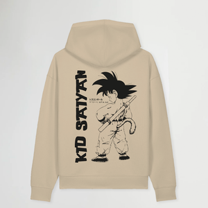 KID SAYIAN® OVERSIZED BEIGE HOODIE