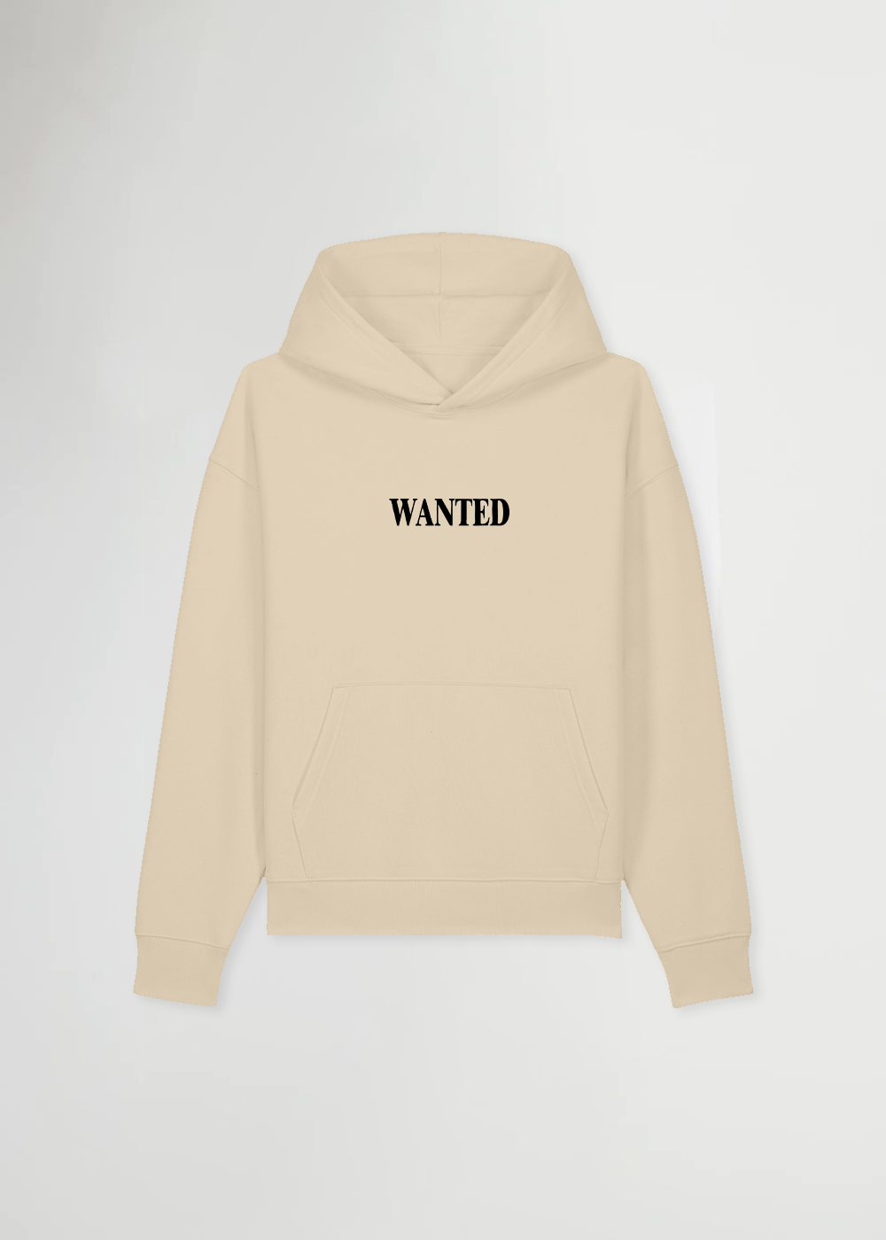 WANTED BEIGE OVERSIZE HOODIE