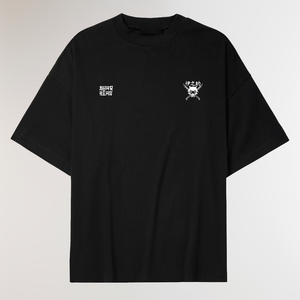 BOAR HEAD BOXY BLACK TEE
