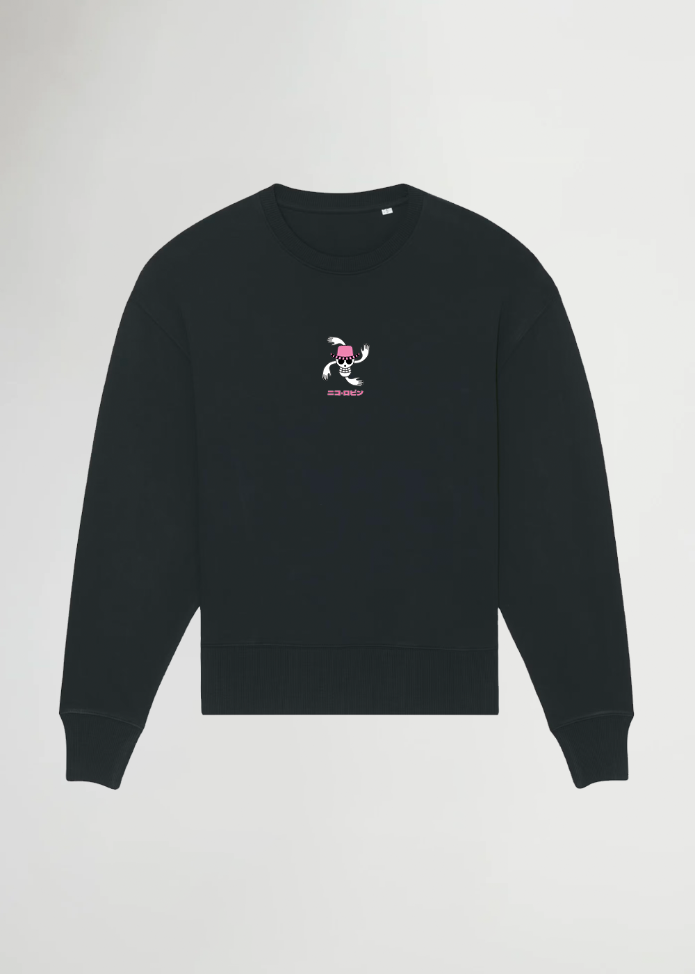 GIGANTE FLEUR BLACK OVERSIZE SWEATSHIRT