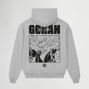 GOHAN® OVERSIZED GREY HOODIE