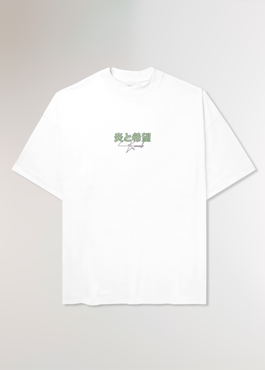 BROTHERHOOD BOXY WHITE TEE