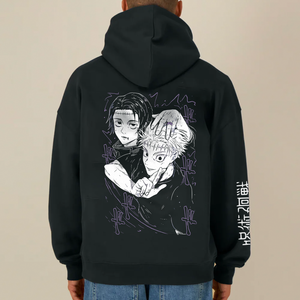 YUTA BLACK OVERSIZE HOODIE