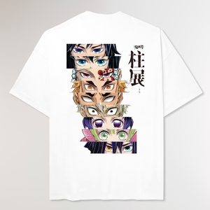 HASHIRAS BOXY WHITE TEE