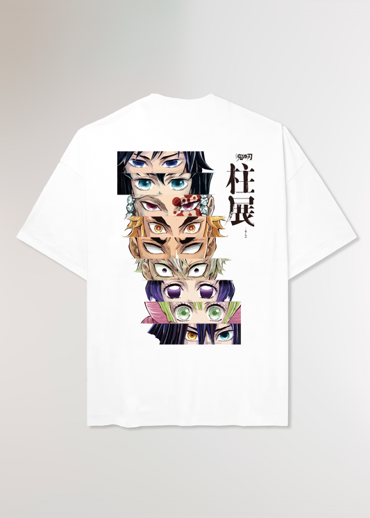 HASHIRAS BOXY WHITE TEE