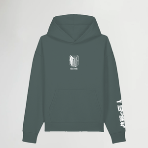 SCOUT REGIMENT GREEN OVERSIZE HOODIE