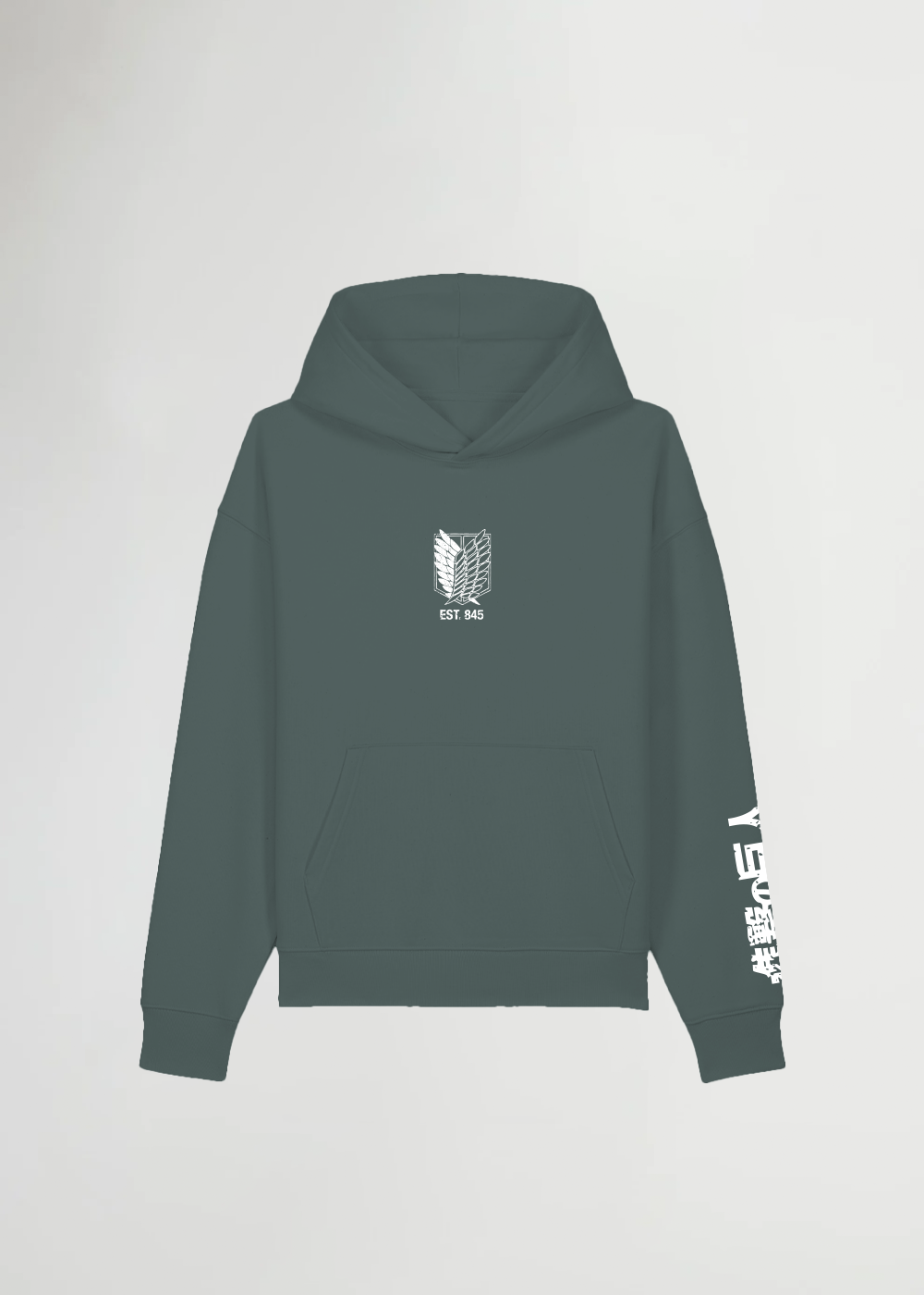SCOUT REGIMENT GREEN OVERSIZE HOODIE