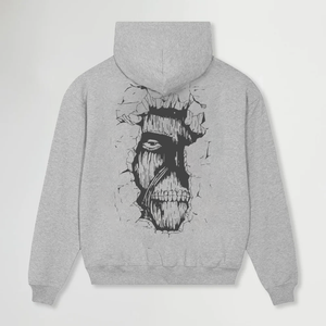 WALLBREAKER GREY OVERSIZE HOODIE